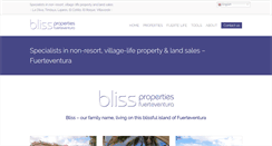 Desktop Screenshot of bliss-properties.com