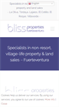 Mobile Screenshot of bliss-properties.com